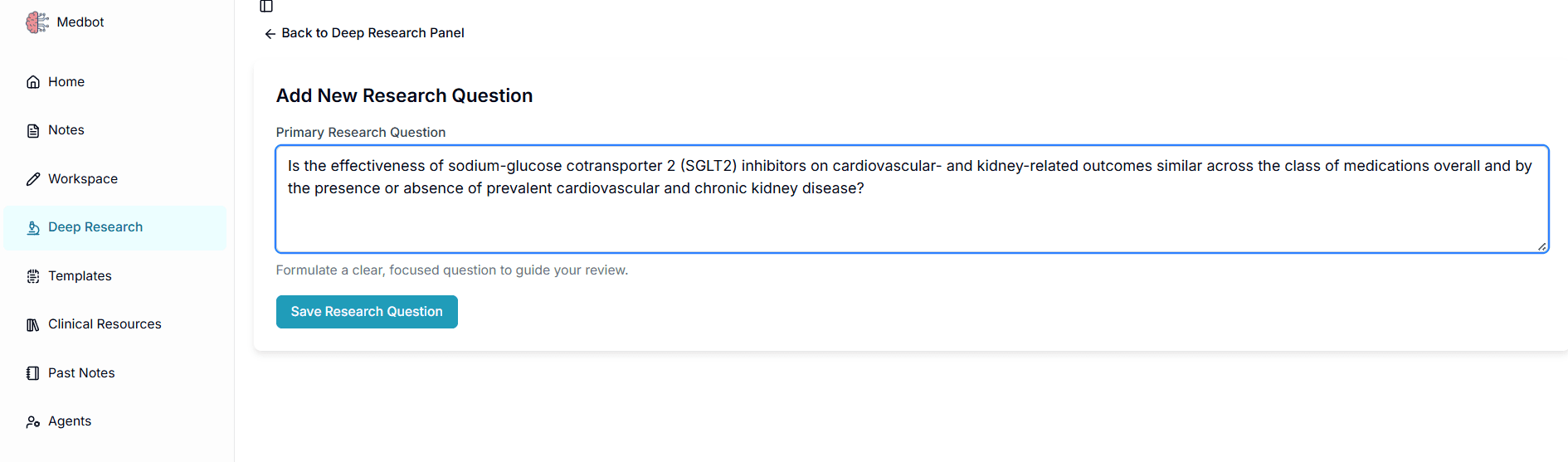 DeepResearch Workflow